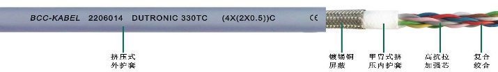 雙護套高柔性對絞<a href=http://m.namiya.cn/ target=_blank class=infotextkey>屏蔽電纜</a>